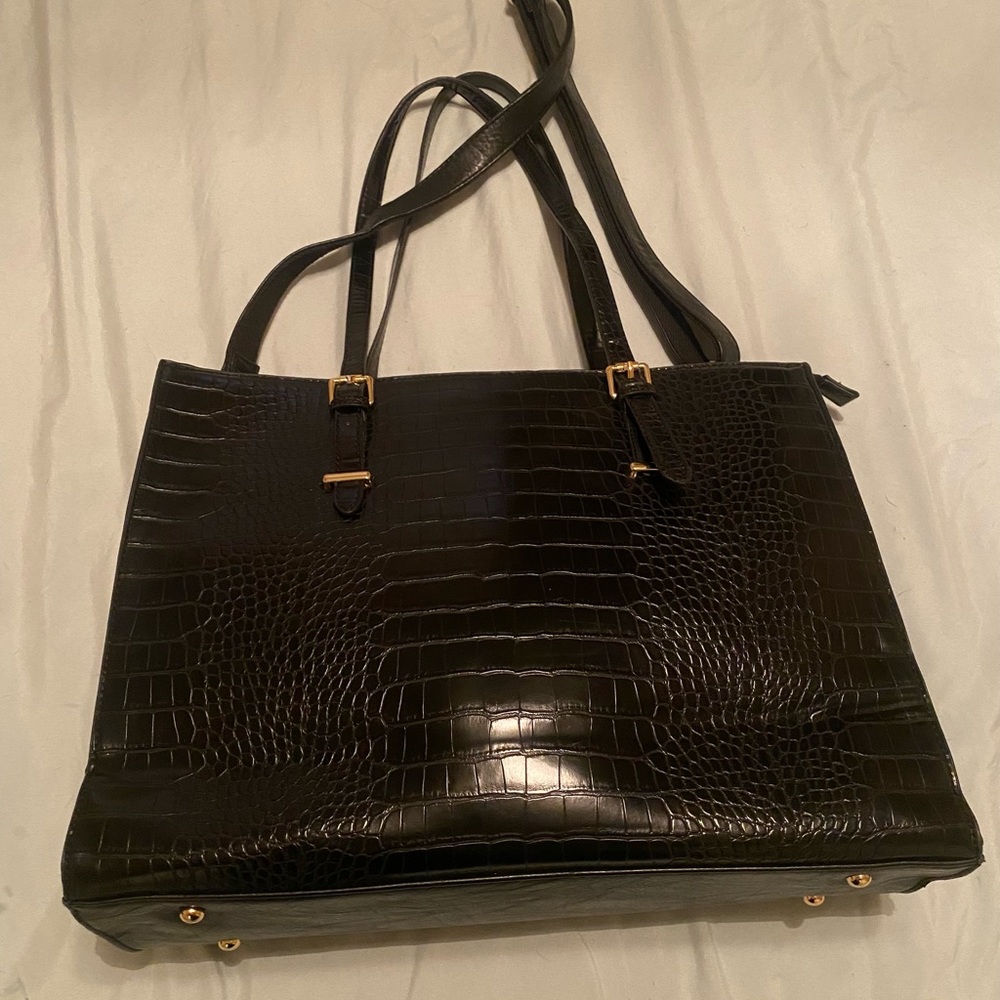 Black laptop bag